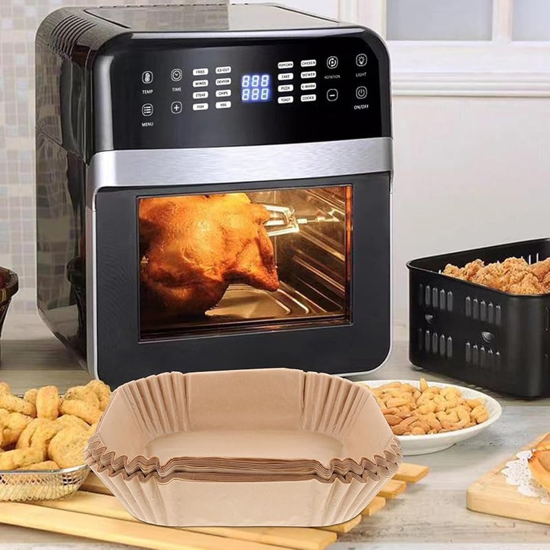 Air Fryer Parchment Paper Liners 100Pcs 17Cm X 4 5Cm Unbleached Food Grade Non Stick - Image 3